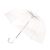SMATI Paris – Paraguas burbuja señora transparente con borde blanco – Transparente; Cortaviento; Apertura automática; Mango estilo cristal; Paraguas en forma de cúpula; Matrimonio; Paraguas de boda