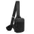 ANPTER Mochila monohombro hombre, bandolera hombre bandolera, bolso riñonera hombre mujer, mochila monohombro pequeña, mochila bandolera para excursiones al aire libre, ciclismo y viajes, Negro Bolsas