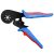 WEICON TOOLS Herramienta de Crimpado 16 mm² HEX, herramienta de crimpado para cables de 0,5-16 mm² (20-5 AWG), crimpadora para extremos de cable, crimpado hexagonal, azul/rojo