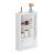 Relaxdays Mueble de Baño Colgante con Puerta Persiana, 3 Niveles, Poca Profundidad, 70 x 42 x 16,5 cm, Compacto, Blanco