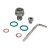 Tapón de Drenaje de Aceite Piggyback de Gran Tamaño, Kits de Reparación de Roscas de Cárter de Aceite Autorroscantes de Acero Inoxidable con Junta Tórica de Llave Hexagonal, sin (M12.1-1.25x15mm)