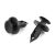 uxcell Clips De Guardabarros De Parachoques De Retención De Remaches De Nailon De 100 Piezas De 8 mm para Camión Y Coche Clips De Sujeción para Grapas Puerta