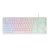 Mars Gaming MK023, Teclado Gaming TKL, Tecnología Híbrida H-Mech, Iluminación FRGB Rainbow, Anti-ghosting, Compatibilidad Universal, Blanco, Idioma Español