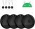 Air Tag Android Smart Localizador Tracker, Compatible con Google Find Hub (Sólo Android), IP68 Impermeable, 80dB, Autonomía de 365 días, para Llaves/Carteras/Maletas, Pack de 4, Negro