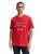 TOM TAILOR Camiseta para Hombre con Logotipo Estampado de algodón, 12830 – Samba Red, XL