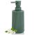 AJEUNGAIN Dispensador Jabón Baño Verde Moderno, Dispensador Jabon Cocina Rellenable para Encimera de Baño (Verde)