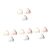 Gadpiparty 12piezas Charms Decorativos Para Correas De Reloj Adornos De Inoxidable Para Pulseras De Smartwatch Compatible Correas De