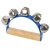 A-Star 5 Bell Jingle Shaking Sleigh Bell Handbell con mango de madera – Azul