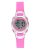 Armitron Sport 45/7012 Reloj Deportivo Digital con cronógrafo y Correa de Resina, para Mujer, Rosa neón/Plateado