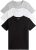 Tommy Hilfiger Camisetas de Manga Corta Pack de 2 Hombre Slim Fit, Multicolor (White/Black/Grey Heather), XL