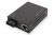 DIGITUS Media Converter – Multimodo – Gbit Ethernet – RJ45/SC – Longitud de onda 850nm – Hasta 0.5km – Red de fibra óptica – Negro