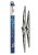 Escobilla limpiaparabrisas Bosch Twin 601, Longitud: 575mm/400mm – 1 juego para el parabrisas (frontal)