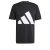 Adidas Uomo Essentials Big Logo Single Jersey tee, Black/White, L