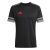 Adidas Uomo SQUADRA25 Jersey Short Sleeve, Black/Team Grey Four/Pure Ruby, XL