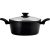 Fagor Vivant – Olla Negra 20cm, Aluminio Forjado, Todo Tipo de Cocina, Inducción, Mango Ergonómico, Antiadherente Bicapa, Libre de PFOA/PFTE