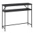 Amazon Basics Consola Rectangular con Estante de Almacenamiento, Estructura de Acero, 30 x 100 x 80 cm (Fondo x Ancho x Alto),Negro