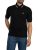 Armani Exchange Polo para Hombre, Manga Doble a Rayas y Cuello con Logotipo de Monoga Lateral, Negro, S, Negro, S con descuento