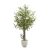 MAIA SHOP Olivo Artificial 105 cm con Tronco Natural y Aceitunas Decorativas, Planta Artificial Realista para Decoración Mediterránea de Hogar, Oficina, Hoteles o Eventos, Árbol Interior