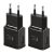 Paquete de 2 Adaptadores de Enchufe de Cargador de Fuente de Alimentación USB Cargador Rápido Universal para iPhone 11/8/7/6, Samsung Galaxy S21 S20 S10 S5 S6 S7 S8 S9/Edge/Plus/Active, Note 5/8/ 9/10
