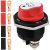 Greluma 1PC Interruptor de desconexión de batería de automóvil de 200A, interruptor aislador de corte maestro de batería de 12V-24V, interruptores de batería de encendido y apagado para marinos