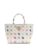 OPORTUNIDAD: GUESS bolso bandolera Emelie Logo Mini Tote Multi Logo blanco