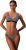 OFERTA: Calvin Klein Bikini LV00Q61206 – Bañador para Mujer, Color Negro , Talla L con descuento