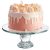 Soporte para Tartas Cristal, Uten Soporte para Tartas de Cristal K5 de 10,7 pulgadas, Expositor Tartas de Redondo Transparente, Multiusos, Adecuado para Cumpleaños Aniversario Mostrar Pasteles Postres