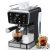 Yabano Máquina de café espresso, 20 bares, con espumador de leche automático de 500 ml, 6 bebidas, pantalla táctil a color, depósito de agua de 1,5 L, cafetera capuchino y latte, 1450 W