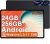 2026 Newest Tablet 11 Pulgadas Android con 24GB RAM + 256GB ROM (2TB TF), Octa-Core 2.0 GHz, Widevine L1, 5G WiFi, Bluetooth 5.0, 8000mAh, 5MP + 13MP, 1280 * 800, Facial ID, Tablet con Funda – Negro