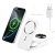 DESCUENTO: XNYAND Cargador 3 en 1 Apple Compatible con MagSafe, Cargador Inalámbrico Magnético Plegable 15W para iPhone 17/16/15/14/13/12, Cargador iPhone y Apple Watch con AirPods, Base de | Oferta Amazon