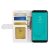HualuBro Funda para OPPO A32 2020 Case, Funda OPPO A53 2020, Funda Libro de Cuero PU Retro con Tapa y Cartera Flip Cover Magnético Carcasa para OPPO A53 2020 Case – Blanco