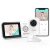 Simyke Vigilabebes con Camara WiFi y Pantalla de 2,8″,Monitor Bebe con App, Audio Bidireccional,Vision Nocturna Automatica, VOX, Sensor de Temperatura, Canciones de Cuna y Largo Alcancepara el Hogar