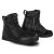 SHIMA Blake Zapatos Motocicleta hombres – Cuero, Transpirable, Reforzado Zapatos de Calle con Cremallera Lateral, Soporte de Tobillo, Suela Antideslizante, Almohadilla de Engranaje (47, Negro)