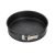 ZENKER Molde repostería para bizcocho, desmontable 1 fondo en acero con revestimiento antiadherente Teflon. Black Metallic. Negro. 28×6,5cm. 1 ud