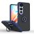 HONLEN Funda para Vivo V50 Lite 5G / Vivo V50 Lite (4G) (6.77″ Inches), Carcasa para Teléfono Móvil de Silicona Mate Transparente con Soporte de Anillo – Azul Real