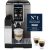 De’Longhi Dinamica Plus ECAM380.95.TB Cafetera Automática con LatteCrema Sistema de Leche, One-Touch Cappuccino, con 24 Recetas, Pantalla TFT a Color de 3.5 Pulgadas, 1450 W, Titanio/Negro