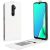 HualuBro Funda para OPPO A9 2020, Carcasa de Protectora Cuero PU Billetera Cartera Funda [Cierre Magnético] Flip Leather Wallet Phone Case Cover para OPPO A9 2020 (Blanco)