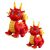 TOYANDONA 2 Piezas De Dragón De Peluche Juguetes Tradicionales Chinos Dragón De Peluche Juguete para De con Forma De Animal De De Dibujos Animados
