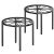 Josmimic Soporte para plantas juego de 2, 20cm/7.8» Soporte para flores de metal Estante para plantas Soporte para flores Soporte para macetas para salón, dormitorio, balcón y jardín