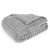 Aomig Manta Sofa de Felpa de Conejo Grande, 200cmx150cm Mantas para Cama Super Suave Cálida, Mantas para Sofa, Blanket para Cama Invierno Gordas, Cálida y Mullida para Sofa, Cama y Sobrecama, Gris