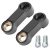 Extensores de espejo de motocicleta-2pcs 0.4in M10 Motocicleta Espejo elevador espaciadores Adaptador de extensión Espejos Adaptador de montaje Accesorio universal