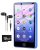 AGXOV 144GB Reproductor MP3 con Bluetooth y Wi-Fi, 4,02 Pulgadas Pantalla Táctil MP4 Player, Reproductor de Música Android con Spotify, Amazon Music, Deezer, Radio FM, Lector de E-Books, Azul
