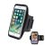 GNALIA Brazalete Móvil Running Negro, con Bolsillo para Airpods, Compatible con iPhone 16/15/14/13 Pro MAX Y Samsung Galaxy S24+/S23+/S22/S21, hasta 7″