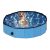 Relaxdays Piscina para Perros y Niños, Plegable, Válvula Desagüe, Jardín, Balcón, Terraza, PVC y MDF, 80×20 cm, Azul