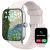 KALINCO Reloj Inteligente Mujer Hombre con Alexa, Smartwatch Llamadas y Whatsapp/Estrés/Ritmo Cardíaco/Oxígeno Sanguíneo/100 Deportes/Sueño, 5ATM Impermeable Regalo iOS Android