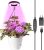 Qoolife Lámpara de Plantas, Tamaño Ajustable, 48 LED Lámpara de Planta de espectro completo, Temporizador Automático 3/9/12H,10 brillos, 3 modos, Lampara de Crecimiento para Cultivo Plantas Naturales