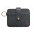 Leisofter Monedero multifuncional para hombres de cuero, monedero cambiante para hombres, billeteras para tarjetas de crédito para hombre, mini cartera, cartera ultra delgada con llavero, Negro