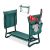 Relaxdays – Banco Plegable/Cojín Rodillas hasta 150 kg para Jardín, Verde, 50 x 60 x 27.5 cm