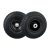 Relaxdays Rueda Carretilla 3.00-4, Set de 2, Neumáticos Repuesto, Llanta de Acero, Eje de 16 mm, 100 kg, Negro