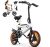 OPORTUNIDAD: AVDL Bicicleta electrica plegable, 14″ x 2.13″ Ebike con Extraíble Bateria 36V 6.4Ah, velocidad maxima de 25 km/h, 3+2 velocidades, freno de disco y reflectores, Bici Eléctrica para Viajeros Urbanos rebajado hoy